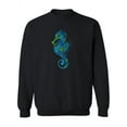 thumbnail image 1 of Blue Seahorse Sweatshirt Women -Image by Shutterstock, Female 5X-Large, 1 of 4