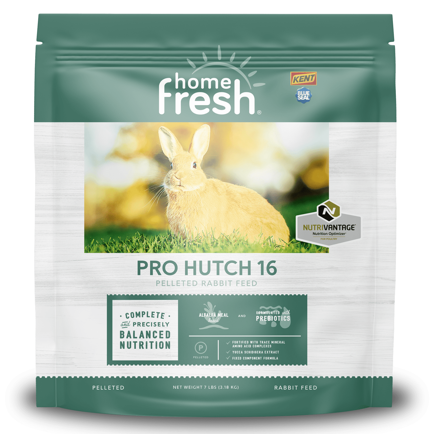 Blue Seal Home Fresh Pro Hutch 16 Rabbit Food | Adult Maintenance | Show Performance | 7 lb bag