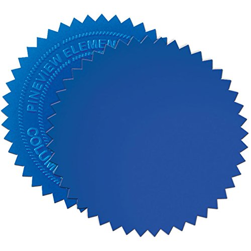  Blue Seals 2" Set of 100 Seals for Award Certificates