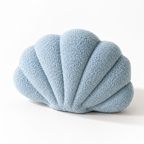 Blue Seashell Throwows Shell Shapedow 13x10 Inch