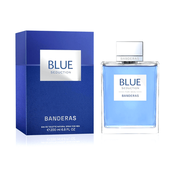 Antonio Banderas Blue Seduction Eau de Toilette, Perfume for Men, 6.8 fl oz Spray