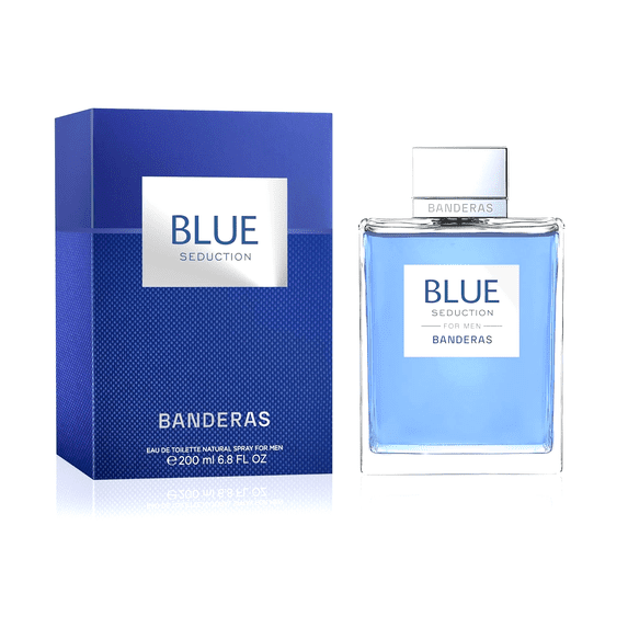 Antonio Banderas Blue Seduction Eau de Toilette, Perfume for Men, 6.8 fl oz Spray