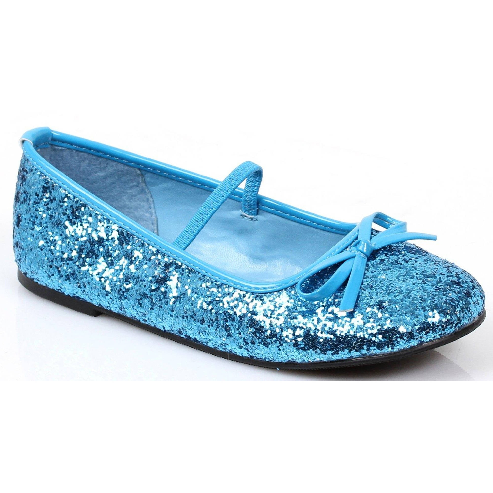 Blue sparkly best sale flats