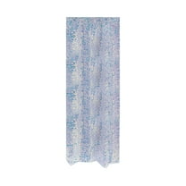 Blue Sequin Table Runner, 13X70.86 Inches Glitter Fabric, Girls Birthday Wedding Party Decor, Iridescent Mermaid Scale Table Cover, Polyester Material