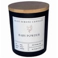 thumbnail image 1 of Blue Serene Candles Baby Powder-12 oz Organic Candle, 1 of 5