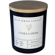 Blue Serene Candles Vanilla Swirl-12 oz Organic Candle