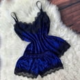 thumbnail image 1 of Blue Sexy Pajamas, Polyester Women Pajama Sets, Womens Pajama Sets, S Pajama Sets, Cute Pajama Sets for Women, Valentine's Day Sleepwear Pajama Sets for Women, 1 of 1