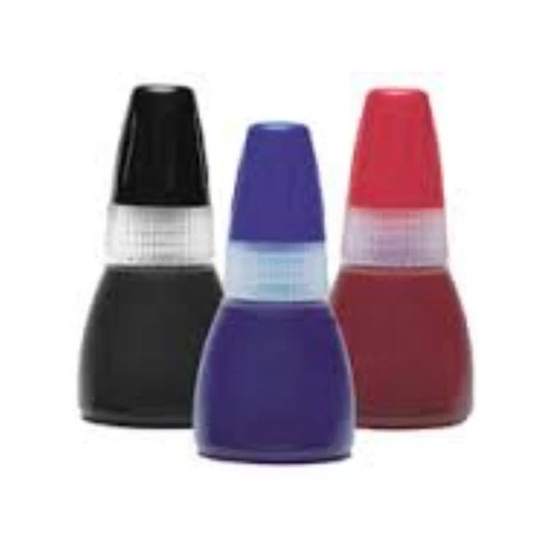 Blue Shachihata Xstamper Oil Based Rubber Stamp Refill Ink 10Ml Bottle