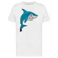 thumbnail image 1 of Blue Shark Cartoon Sideview Tee Men's -Image by Shutterstock, 1 of 2