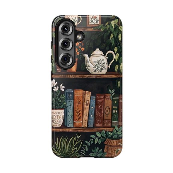 Blue Shark Collage Tough Phone Case Compatible with Galaxy S21, S22, S23, S24, S25 and S26 Series, Ocean Theme Protective Cover