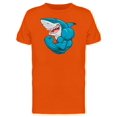thumbnail image 1 of Blue Shark Flexing Arm Tee Men's -Image by Shutterstock, 1 of 1