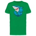 thumbnail image 1 of Blue Shark Flexing Arm Tee Men's -Image by Shutterstock, 1 of 1