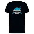 thumbnail image 1 of Blue Shark Showing Teeth Tee Men's -Image by Shutterstock, 1 of 2