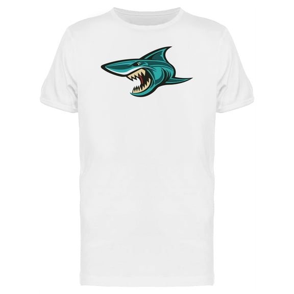 Blue Shark  T-Shirt Men -Image by Shutterstock, Male 4X-Large