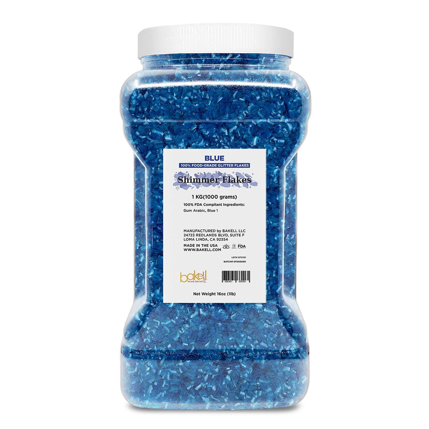 Dark Blue Flakes 5lbs main image 0
