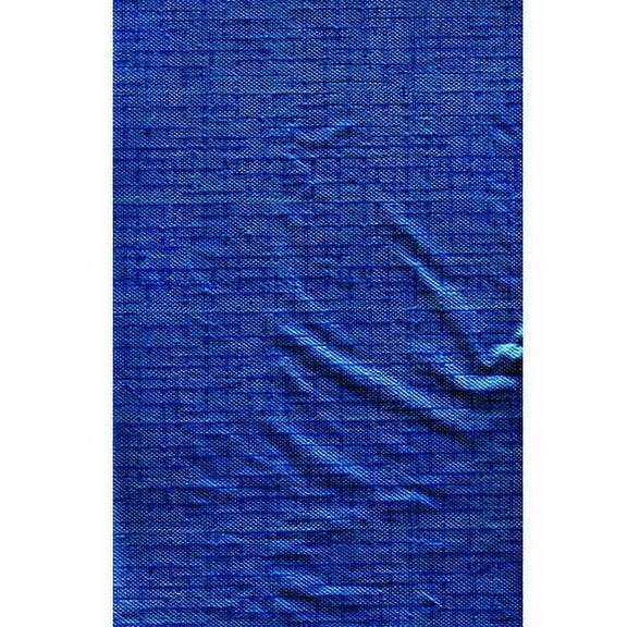 Blue Shiny Metallic Textured Plastic Table Cover (1ct)