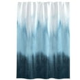 thumbnail image 1 of Blue Shower Curtain Set, Furenl Quick Dry Washable Shower Curtain with 12 Hooks Contemporary Style Bathroom Decor 71 X 71 Inch, 1 of 6