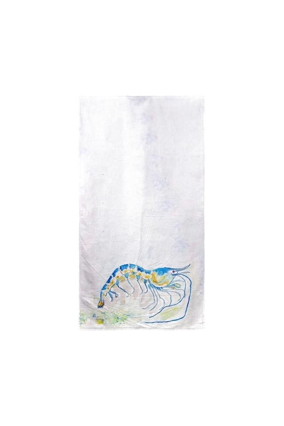 Blue Shrimp Beach Towel