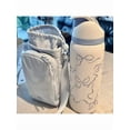 thumbnail image 1 of Blue Silk Ribbon 24OZ/32OZ Cup Vacuum Flasks & Thermoses Water Bottle Drinkware Thermo Tumbler Stainless Steel Thermal Mug  Cold Hot Coffee, 1 of 6