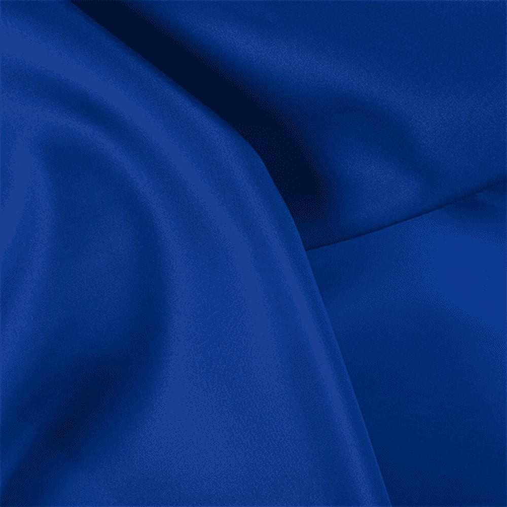 Arctic Blue Silk Satin Face Organza Fabric main image 1