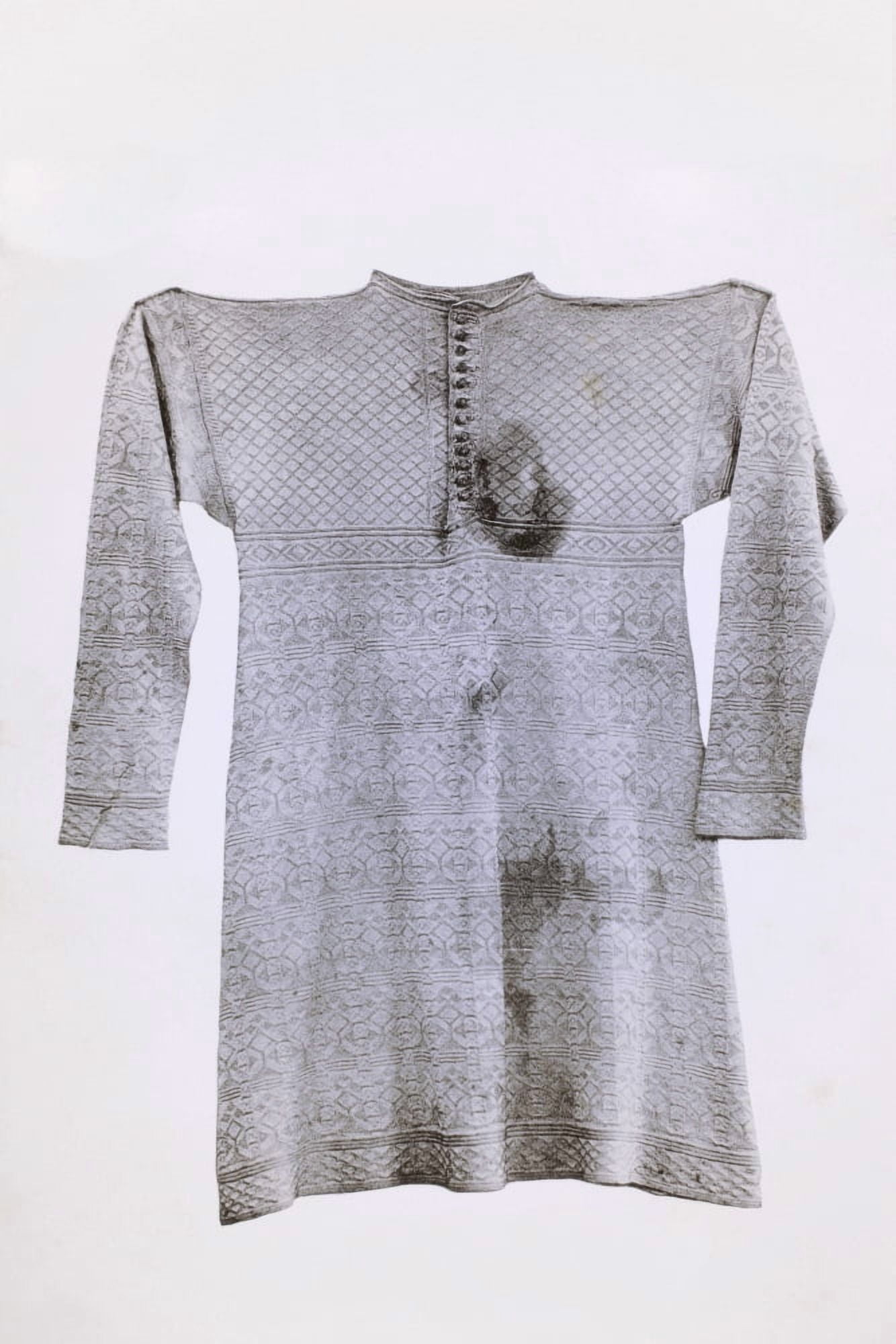 Blue Silk Vest Worn By King Charles I At His Execution From Memoirs Of The Martyr King By Allan Fea Published 1905 Canvas Art - Ken Welsh Design Pics (12 x 18)