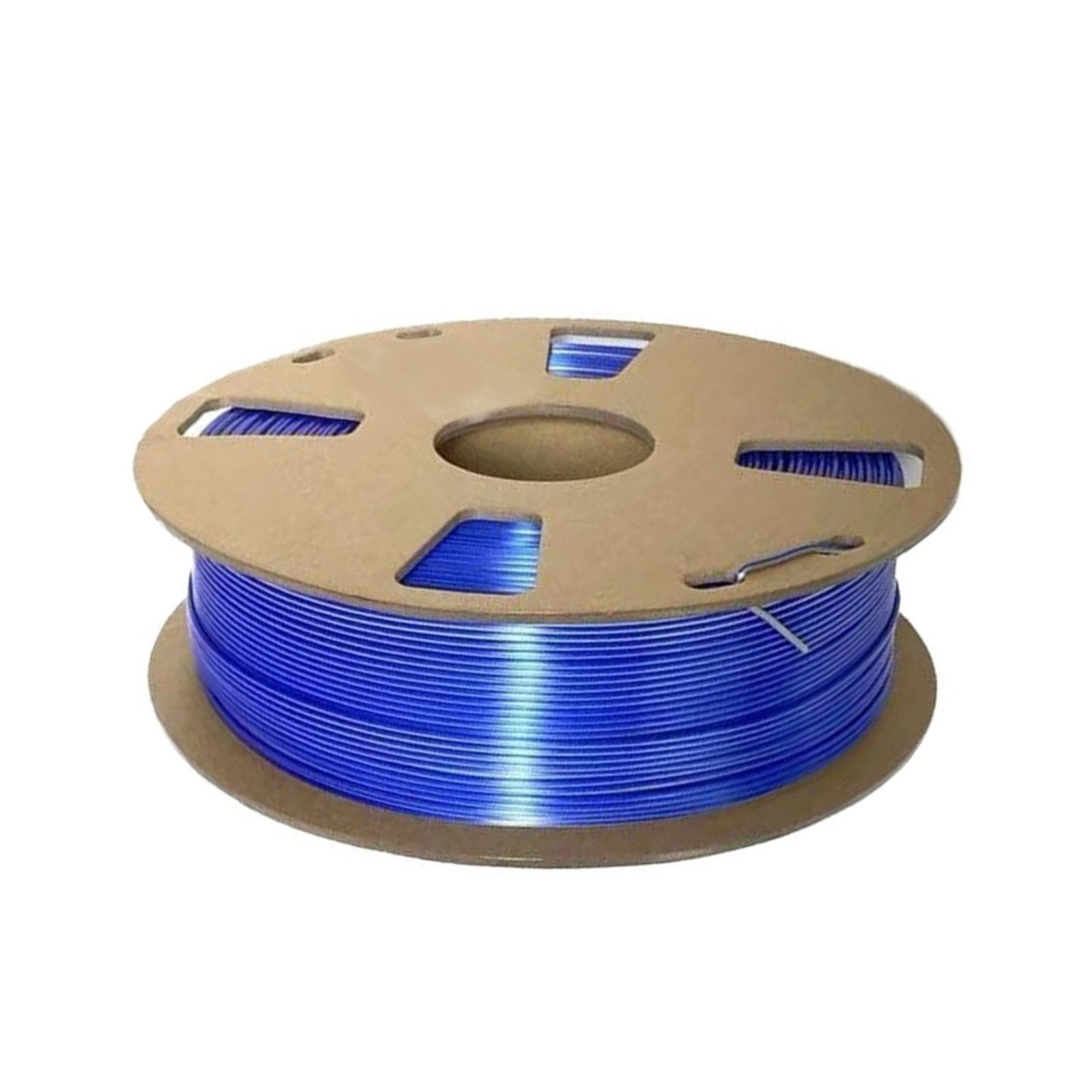 Blue-Silver 3D Printer Filament, Creativity Mixed Colors Silk-like PLA, Dimensional Accuracy 1.75mm +/- 0.02mm, Easy-to-Print, 1KG