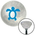 thumbnail image 1 of Blue Simple Turtle Clear Retro Metal Flake Shift Knob with M16 x 1.5 Insert Shifter Brody, 1 of 1