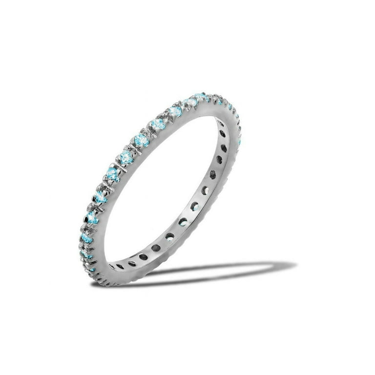 December birthstone shop eternity ring
