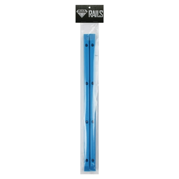 Blue Skateboard Rails Old School Plastic with Mounting Screws by Black Diamond