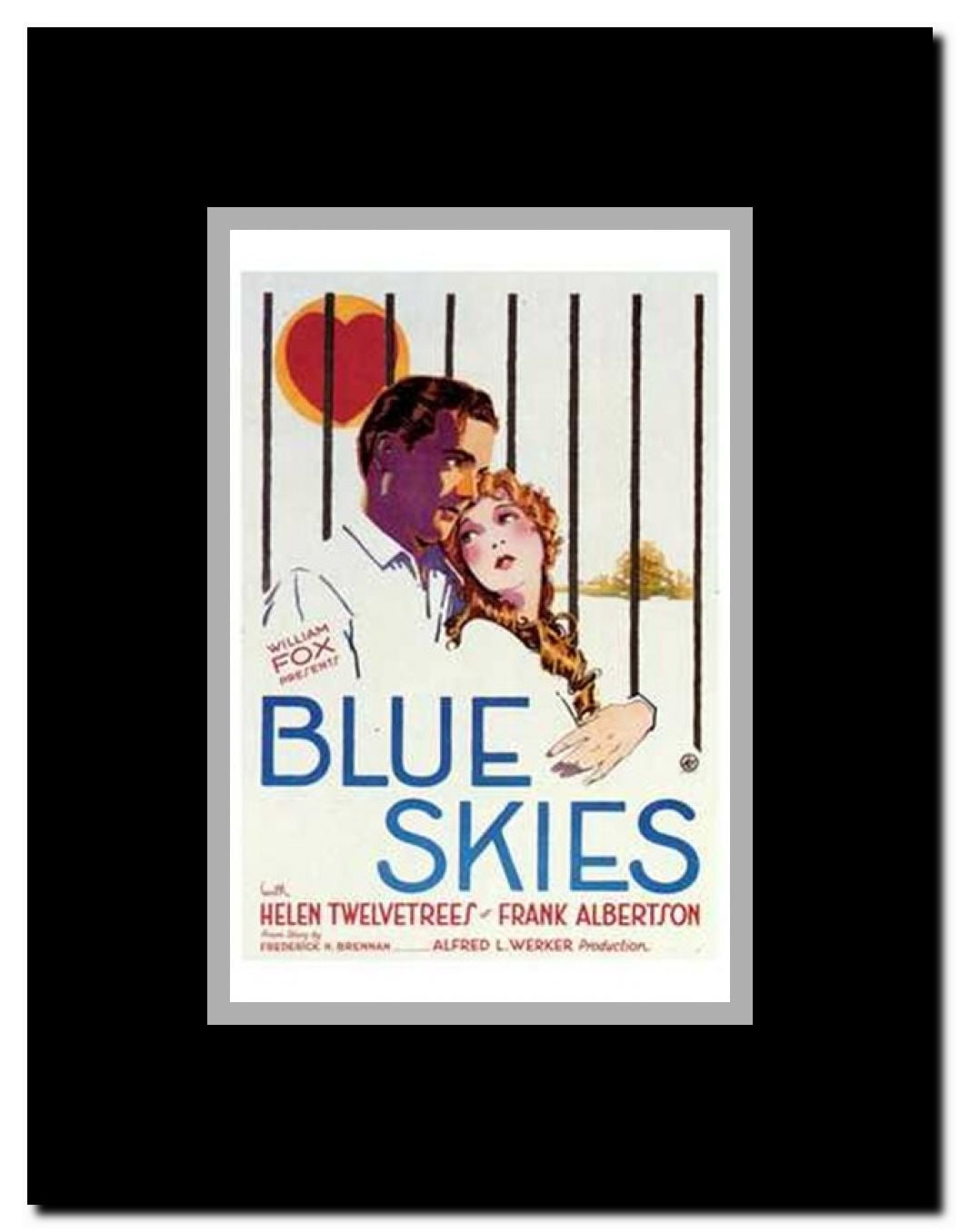Blue Skies Framed Movie Poster