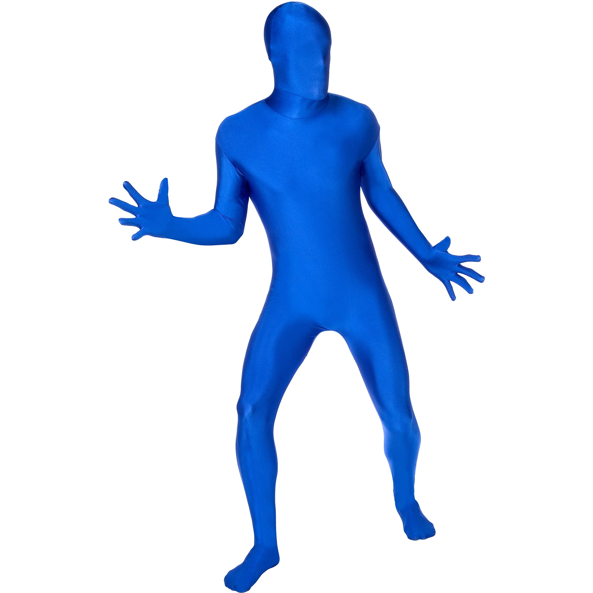 Blue Skin Suit Adult Halloween Costume 