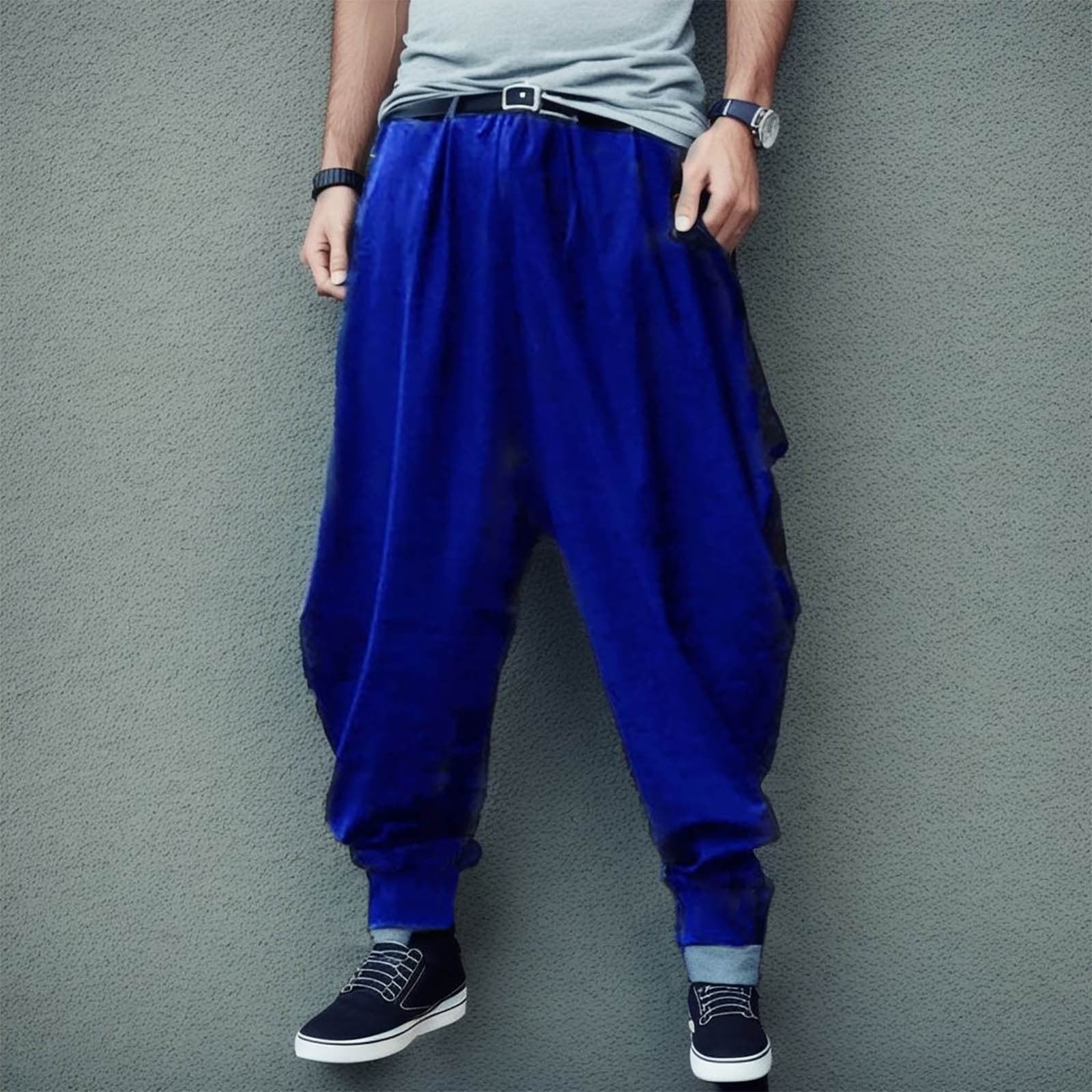Blue Skinny Cargo Pants for Men Cotton Cargo Pants Pants for Men Loose Full Length 3XL Mens Golf Pants Compression Pants Men Weekend Leisure Formal Pants for Men Walmart