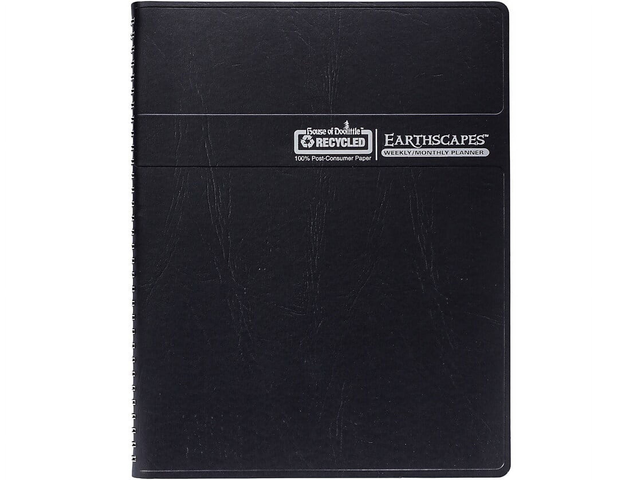 Blue Sky 2021 8.5 x 11 Planner Earthscapes Black 2730221