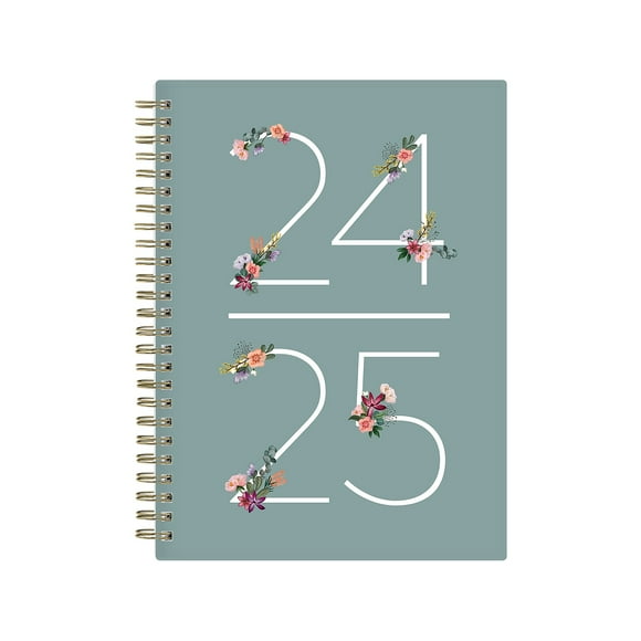 Blue Sky 2024-2025 Weekly Monthly Planner Notes, 5,875x8.625, Greta