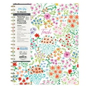Blue Sky 2025-2026 Academic Year Weekly and Monthly Teacher Lesson Planner, April 2025 - June 2026, 15-Month, 8.5" x 11", Hard Cover, Wirebound, Laminated Tabs, Storage Pocket, Ruler, Stickers, Annie
