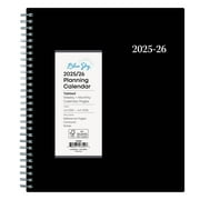 Blue Sky 2025-2026 Weekly and Monthly Academic Year Planner Calendar, July 2025 - June 2026, 8" x 10.875", Flexible Cover, Wirebound, Laminated Tabs, Dainian