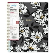 Blue Sky 2026 Weekly and Monthly Planner Calendar, January 2026 - December 2026, 8.5" x 11", Clear Pocket Cover, Laminated Tabs, Durable Twin Wire Binding, Storage Pocket, Baccara Dark