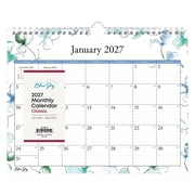 Blue Sky 2027 Monthly Wall Calendar, January 2027 - December 2027, Durable Twin Wire Binding, 11" x 8.75", Perfect For Home, Office And Classrooms, Lindley