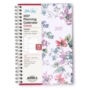Blue Sky 2027 Weekly and Monthly Planner Calendar, January 2027 - December 2027, 5" x 8", Clear Pocket Cover, Laminated Tabs, Durable Twin Wire Binding, Laila