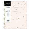 thumbnail image 1 of Blue Sky Ashley G 2026 Weekly and Monthly Planner Calendar, January 2026 - December 2026, 8.5" x 11", Flexible Cover, Wirebound, Laminated Tabs, Pocket & Stickers, Shooting Stars Cream, 1 of 8
