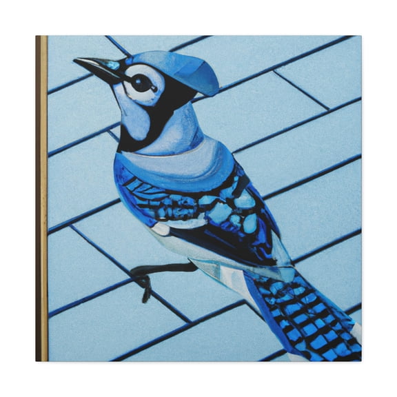 "Blue Sky Blue Jay" - Canvas