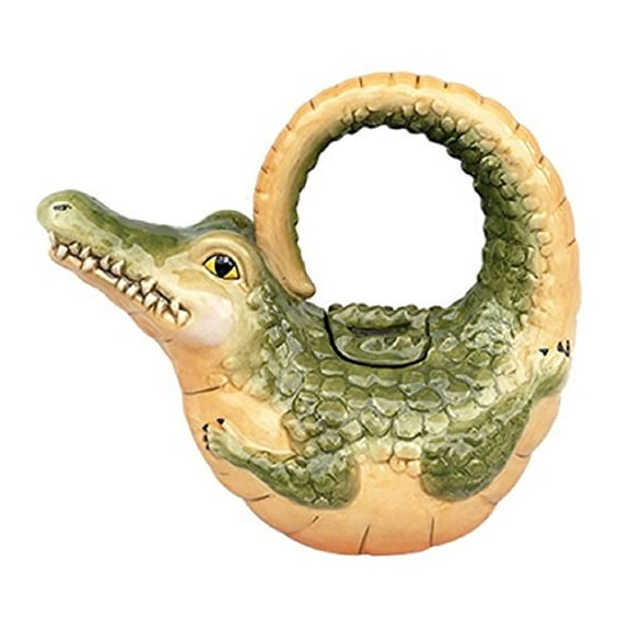 Blue Sky Ceramic Alligator Teapot