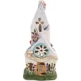 thumbnail image 1 of Blue Sky Ceramics Easter Church Candle House, 6"L x 4.75"W x 9.5"H, Multicolor, 1 of 2