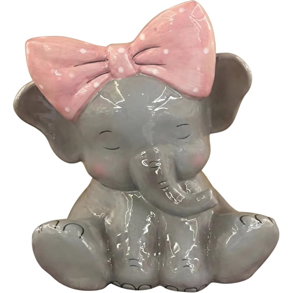 Blue Sky Clayworks Elephant Bank, 8.25'' x 6.5'' x 9.87'', Multi