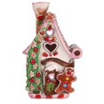 Blue Sky Clayworks 928035 Gingerbread Candle House, 8inch Height