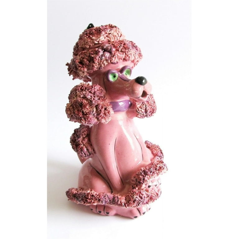 Blue Sky Pink Poodle Teapot Multi
