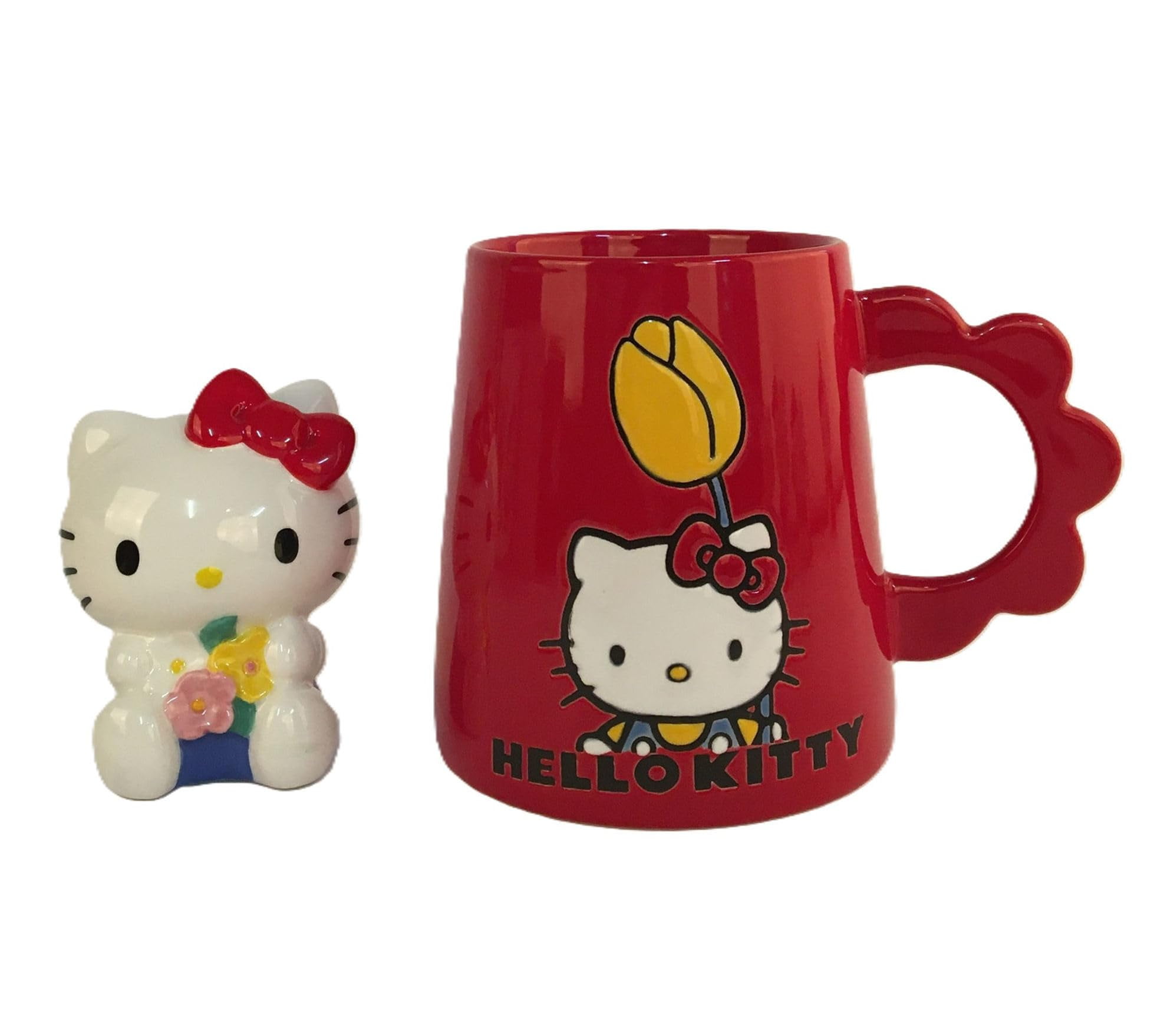 Blue Sky Clayworks Hello Kitty Figural Mug and Ornament - Thumbnail 3