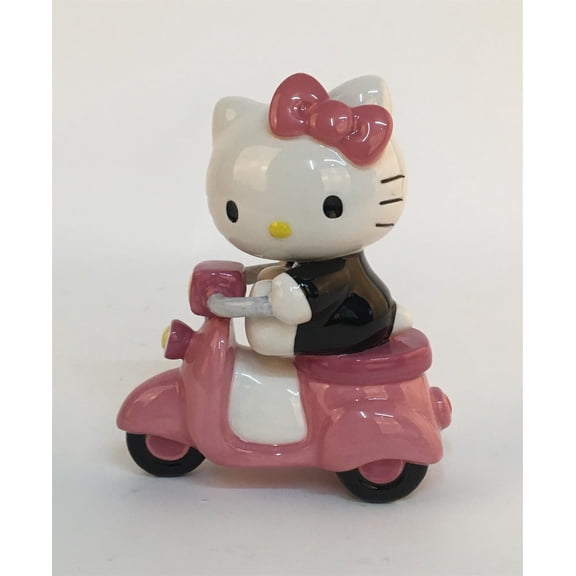 Blue Sky Clayworks Hello Kitty Scooter Figurine, 4.5-inch Length