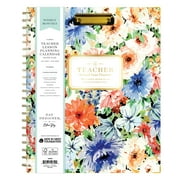 Blue Sky Day Designer 2025-2026 Academic Year Weekly and Monthly Teacher Lesson Planner, July 2025 - June 2026, 12-Month, 8.5" x 11", Hard Cover w/ Clip, Storage Pocket, Stickers, Celebration Floral