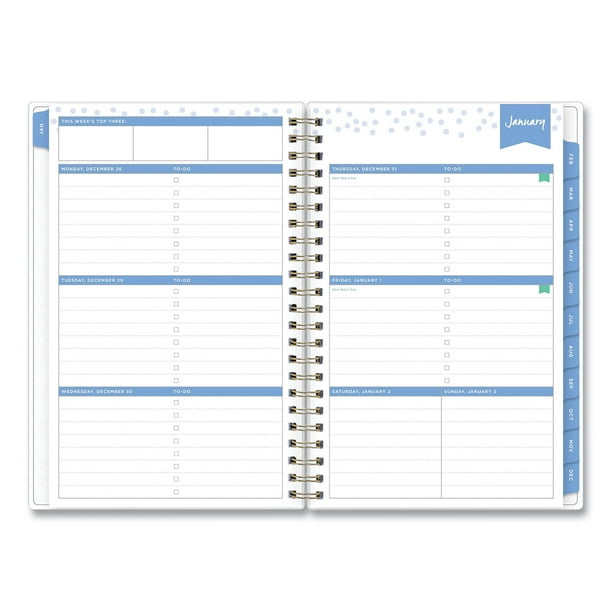Blue Sky Day Designer Dated Planner 2025